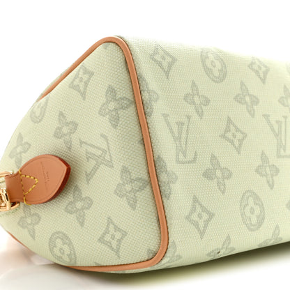 Louis Vuitton Monogram Origine Lin Speedy Bandouliere 20 Vert Asniere 8 of 11