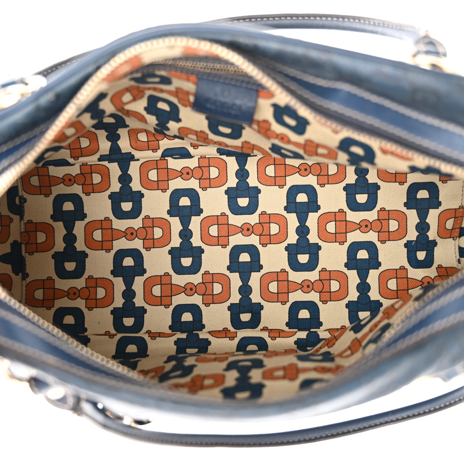 Gucci Guccissima Large Wave Boston Blue 5 of 17