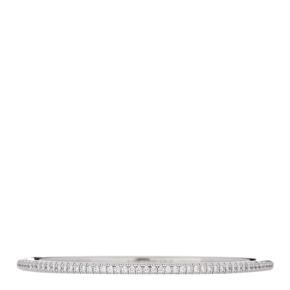 Cartier 18K White Gold Diamond Etincelle de Cartier Bangle Bracelet 17 1 of 4