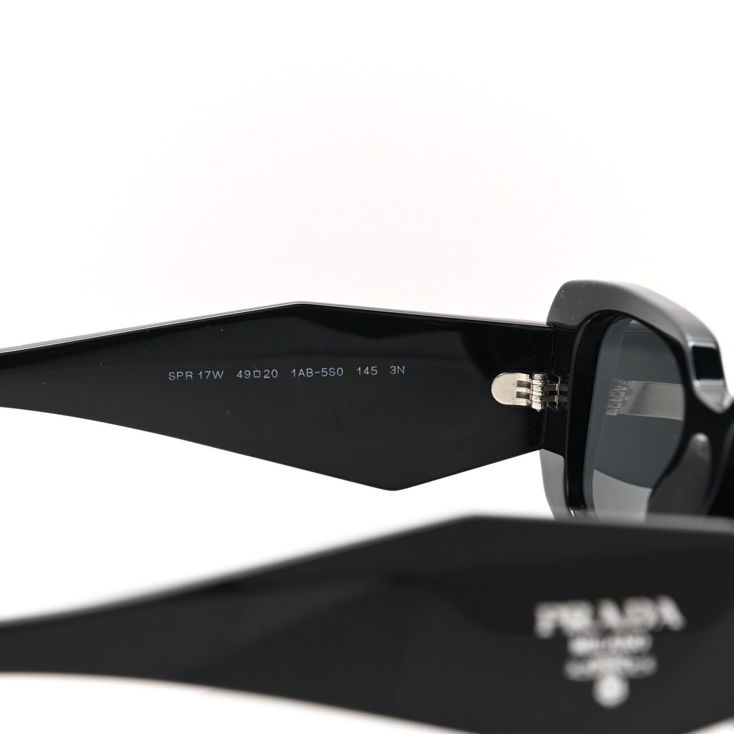 Acetate Symbole Sunglasses SPR 17W Black