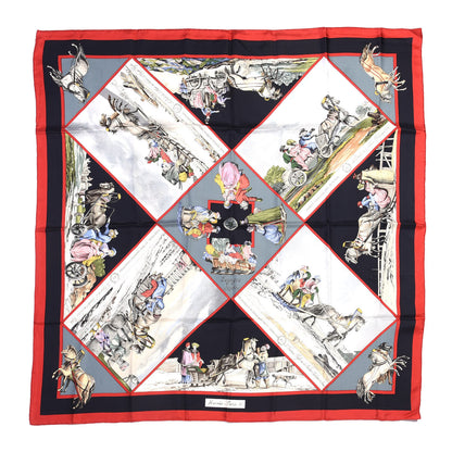 Hermes Silk Voyages Slaves Scarf 90 1 of 4