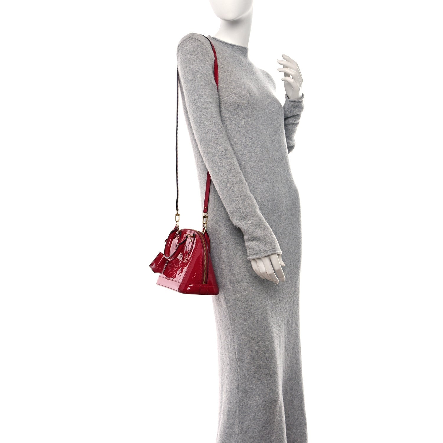 Louis Vuitton Vernis Alma BB Rose Indien 2 of 11