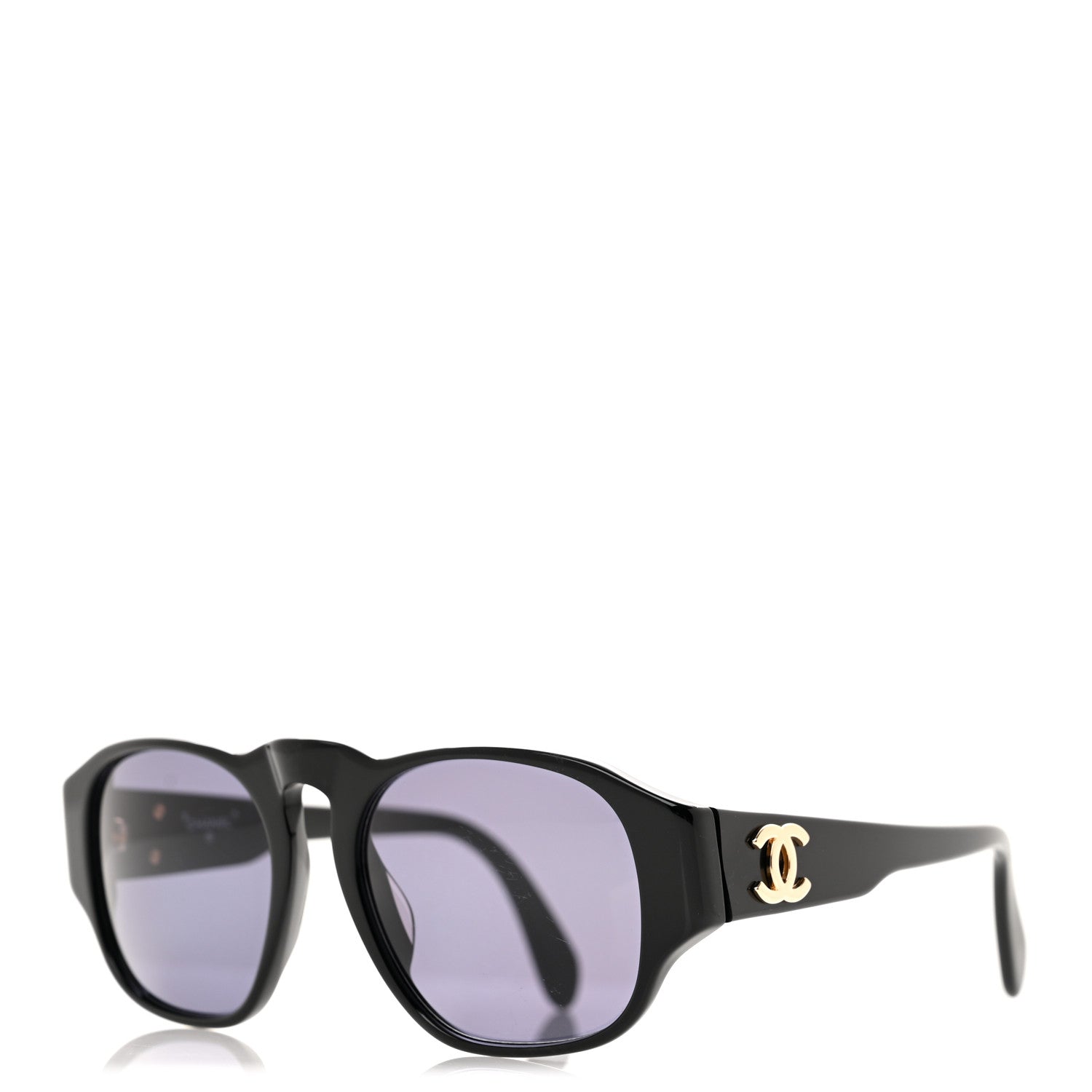 Chanel Acetate CC Sunglasses 01452 Black 1 of 7