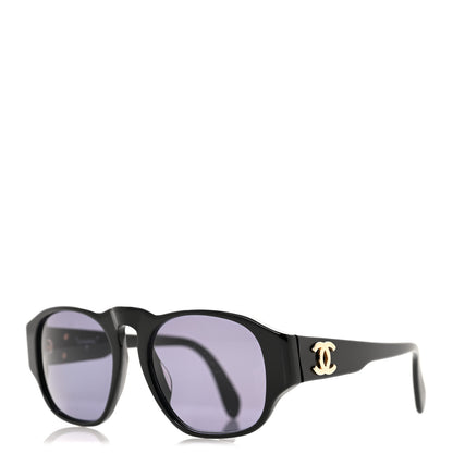 Chanel Acetate CC Sunglasses 01452 Black 1 of 7