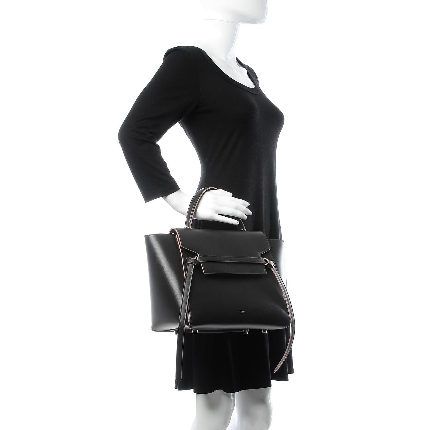 Palmelato Calfskin Mini Belt Bag Espresso