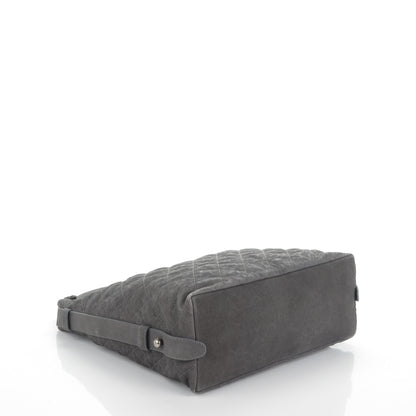 Chanel Iridescent Caviar Quilted Boy Handle Hobo Dark Grey 4 of 7