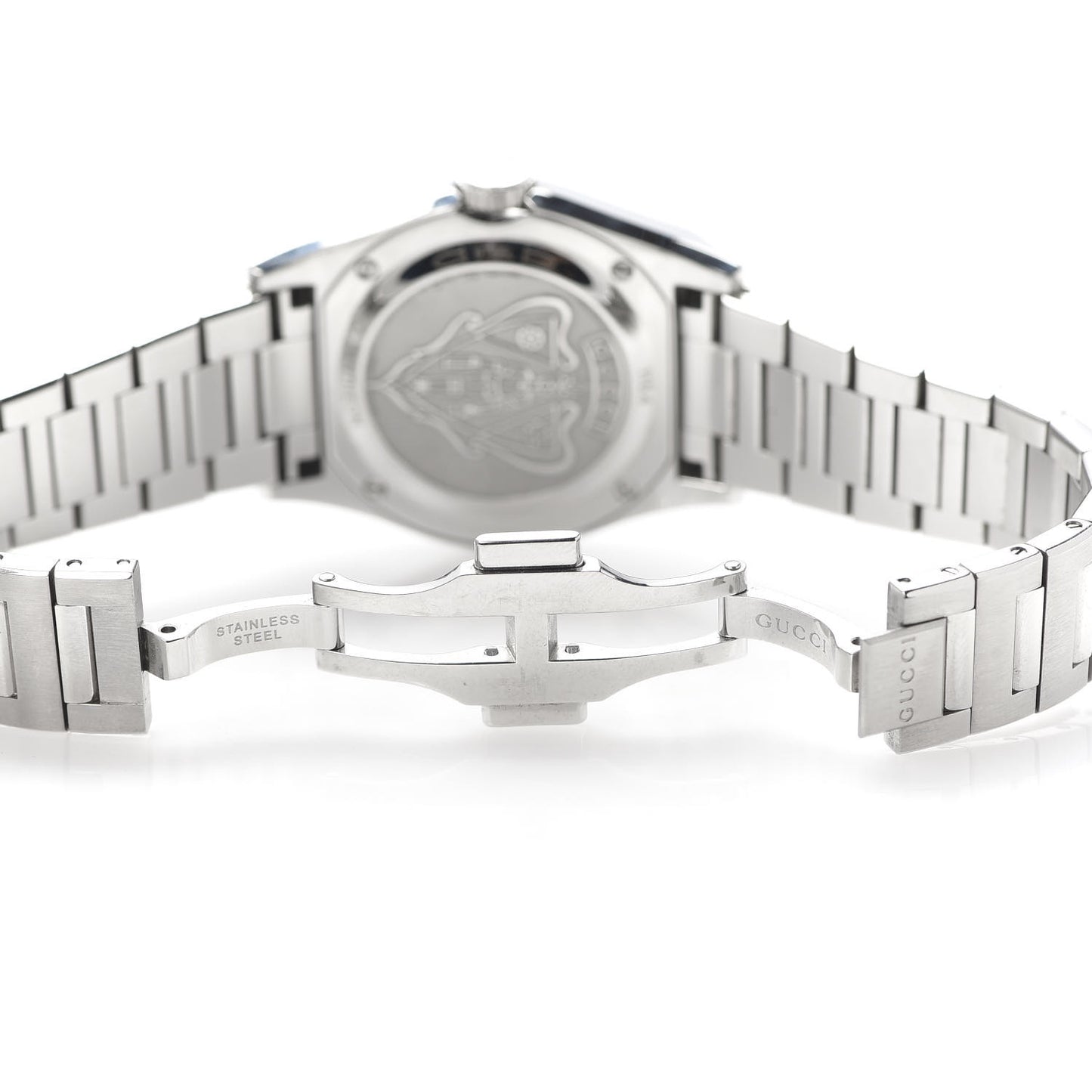 Stainless Steel Black Mother of Pearl 36mm Pantheon Quartz Watch