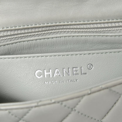Chanel Lambskin Quilted Mini Square Flap Light Green 6 of 10