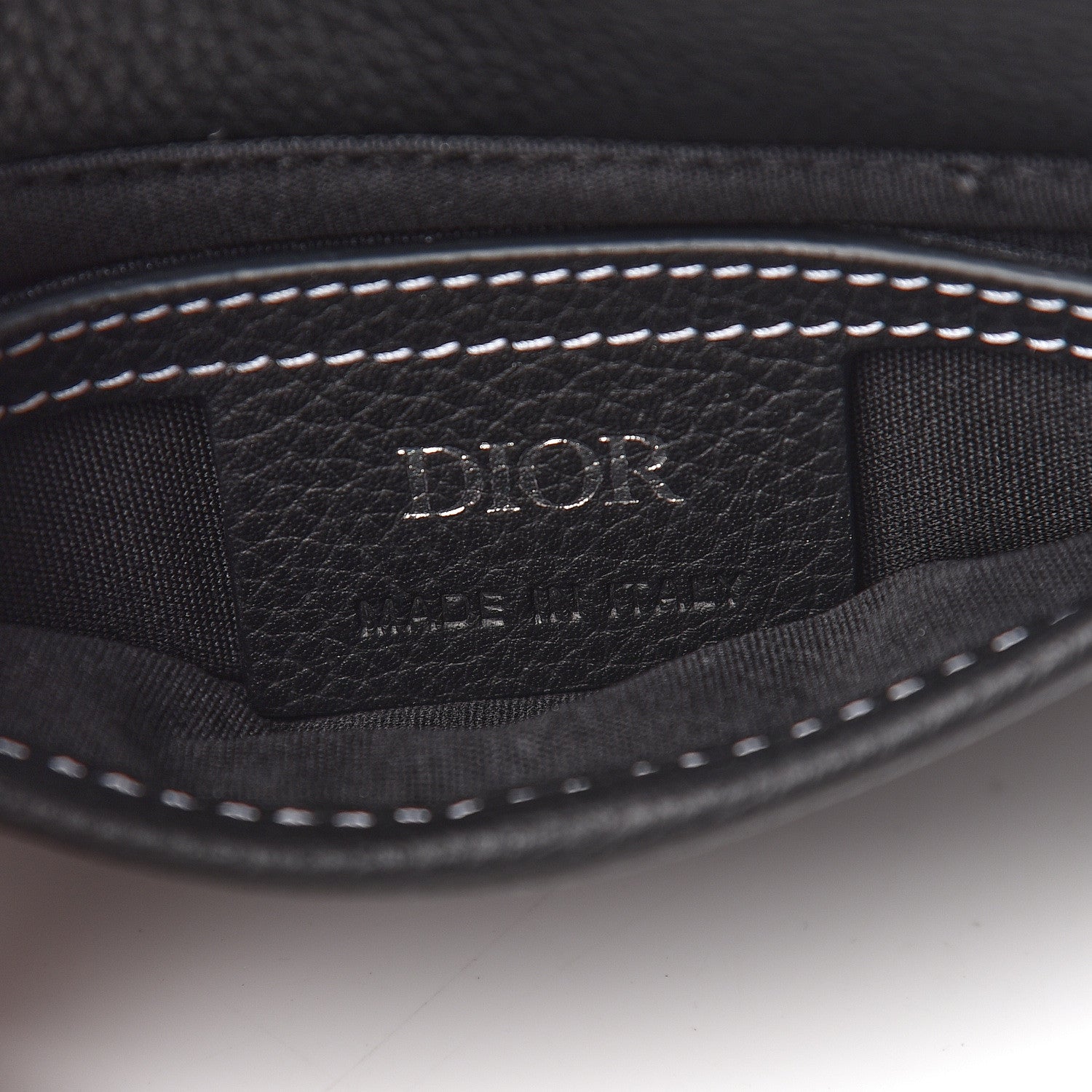 Christian Dior Calfskin Mens Messenger Bag Black 6 of 11