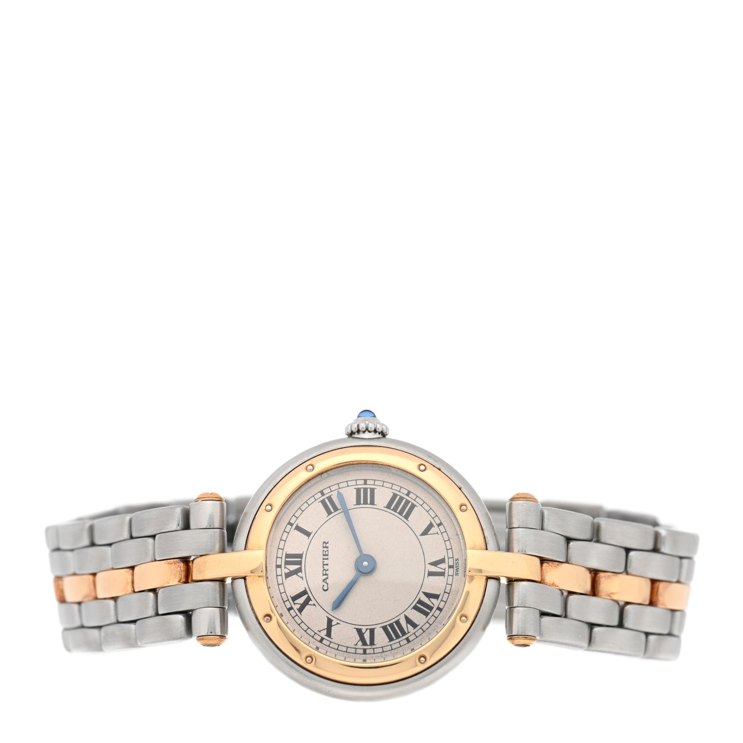 Stainless Steel 18K Yellow Gold 24mm Panthere Vendome Quartz Watch