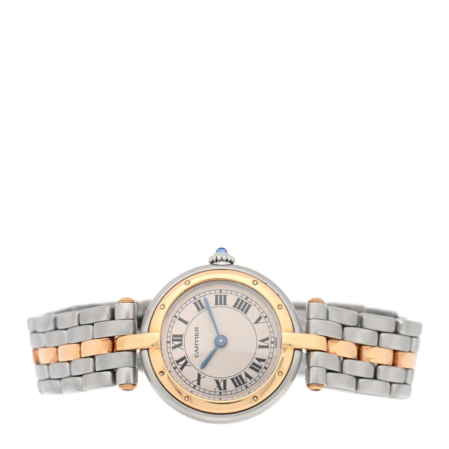 Cartier Stainless Steel 18K Yellow Gold 24mm Panthere Vendome Quartz Watch 2 of 4