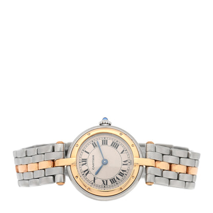 Cartier Stainless Steel 18K Yellow Gold 24mm Panthere Vendome Quartz Watch 2 of 4