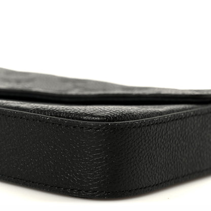 Louis Vuitton Empreinte Pochette Felicie Chain Wallet Black 14 of 15