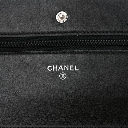 Chanel Caviar Timeless CC Wallet On Chain WOC Black 6 of 11