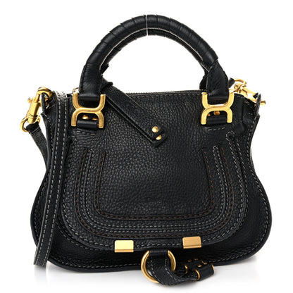 Chloe Calfskin Mini Marcie Satchel Black 1 of 10