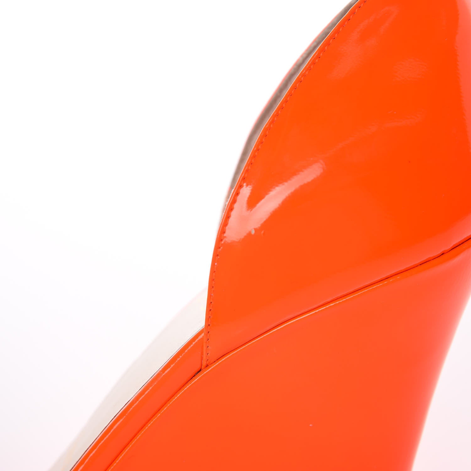 Christian Louboutin Patent Passmule Zeppa Wedges 40.5 Fluo 11 of 12
