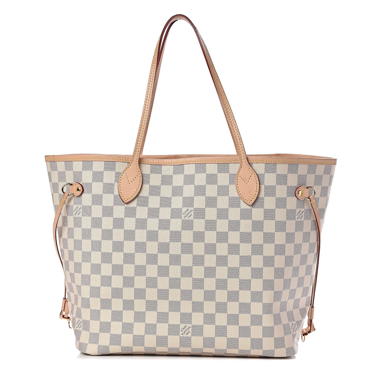 Louis Vuitton Damier Azur Neo Neverfull MM Rose Ballerine 1 of 18