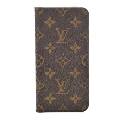 Louis Vuitton Monogram iPhone XS Max Folio Case 1 of 7