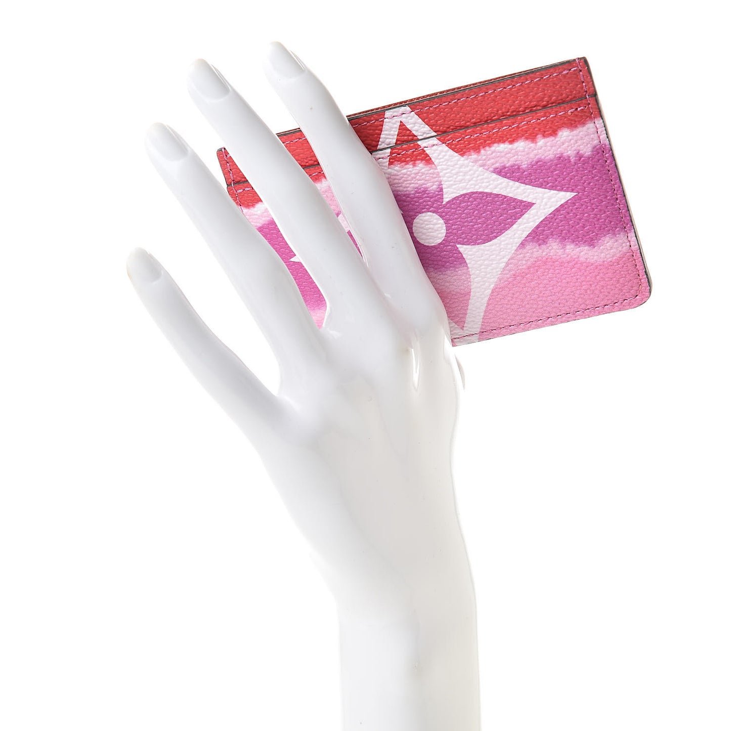 Monogram Escale Card Holder Rouge