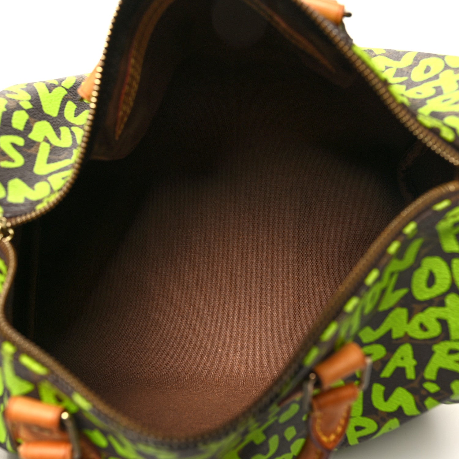 Louis Vuitton Monogram Graffiti Speedy 30 Green 5 of 13