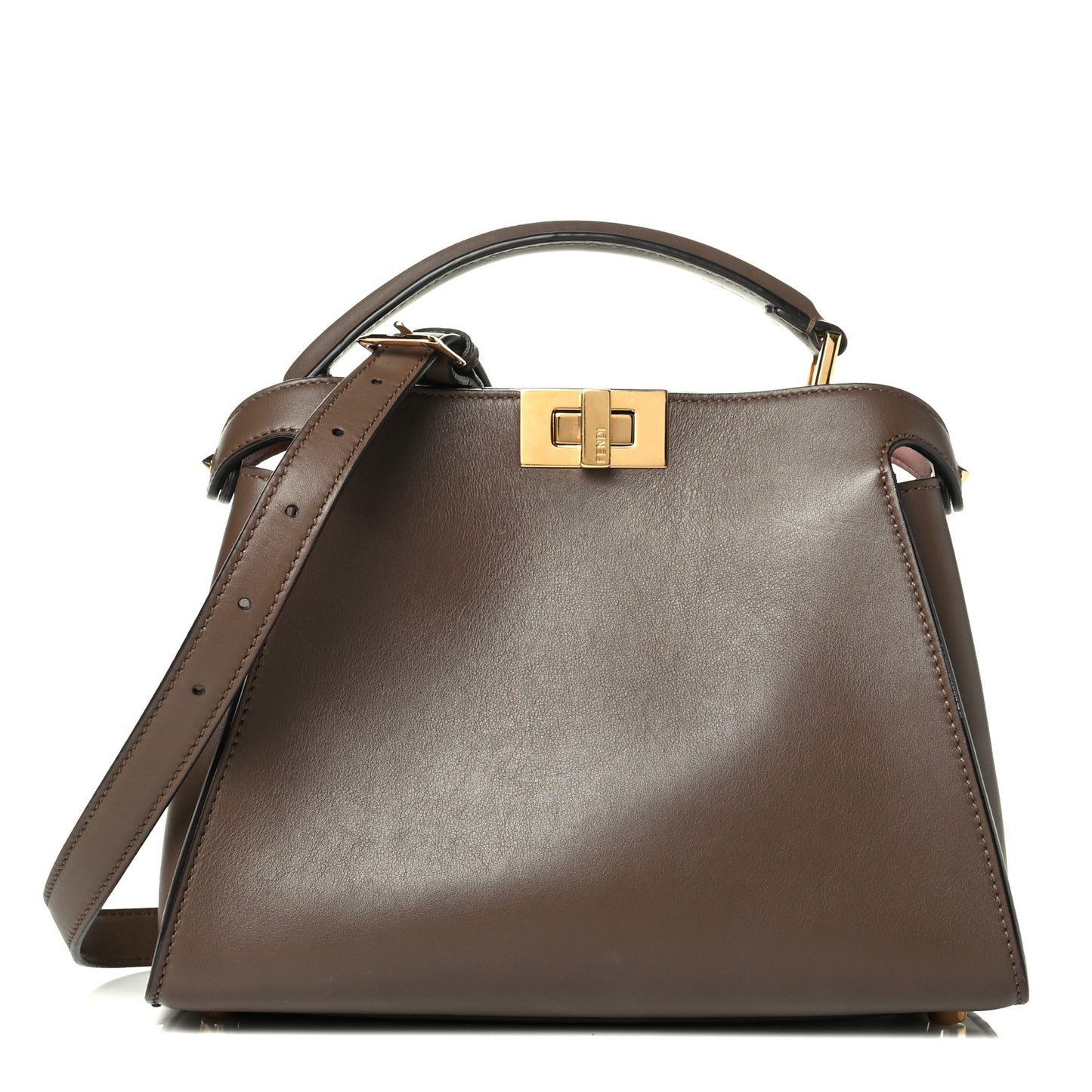 Vitello Tahiti Burro Bi-Color Medium Peekaboo Iconic Essentially Satchel Maya Camelia Confetto