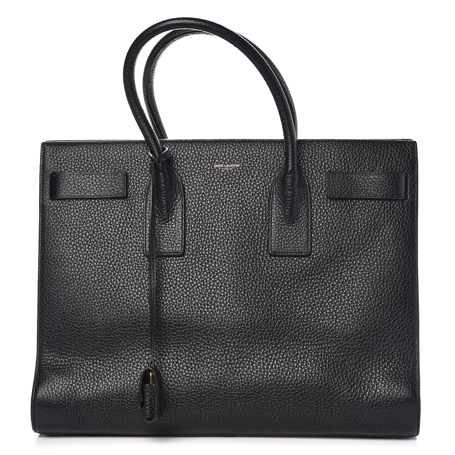 Saint Laurent Grained Calfskin Large Sac De Jour Carryall Black 1 of 19
