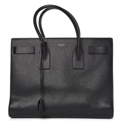 Saint Laurent Grained Calfskin Large Sac De Jour Carryall Black 1 of 19