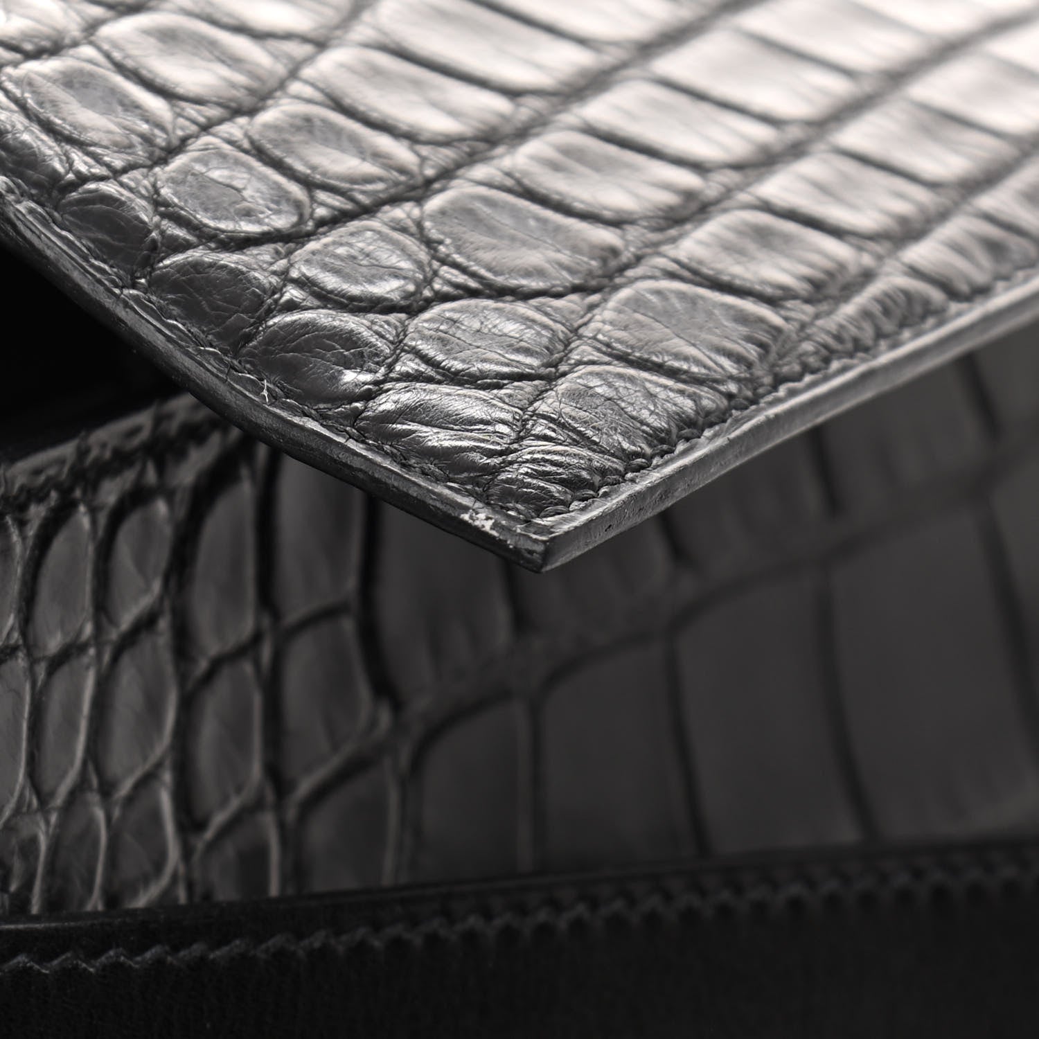 Hermes Matte Taurillon Clemence Box Kelly Retourne 35 Black 16 of 16