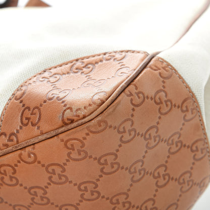 Gucci Canvas Guccissima Hobo Beige 11 of 19