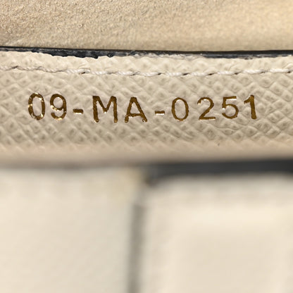 Christian Dior Grained Calfskin Saddle Bag White 7 of 10