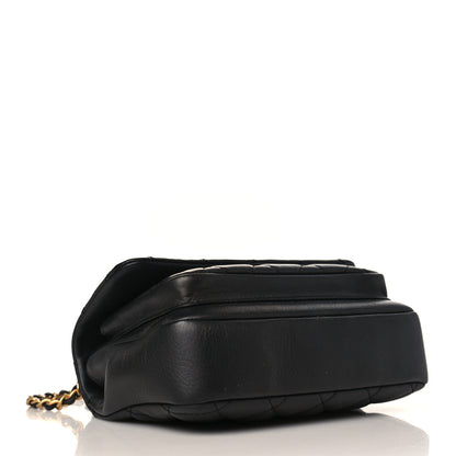 Chanel Calfskin Quilted Top Handle Flap Black 4 of 9