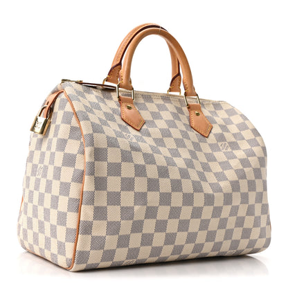 Louis Vuitton Damier Azur Speedy 30 3 of 9