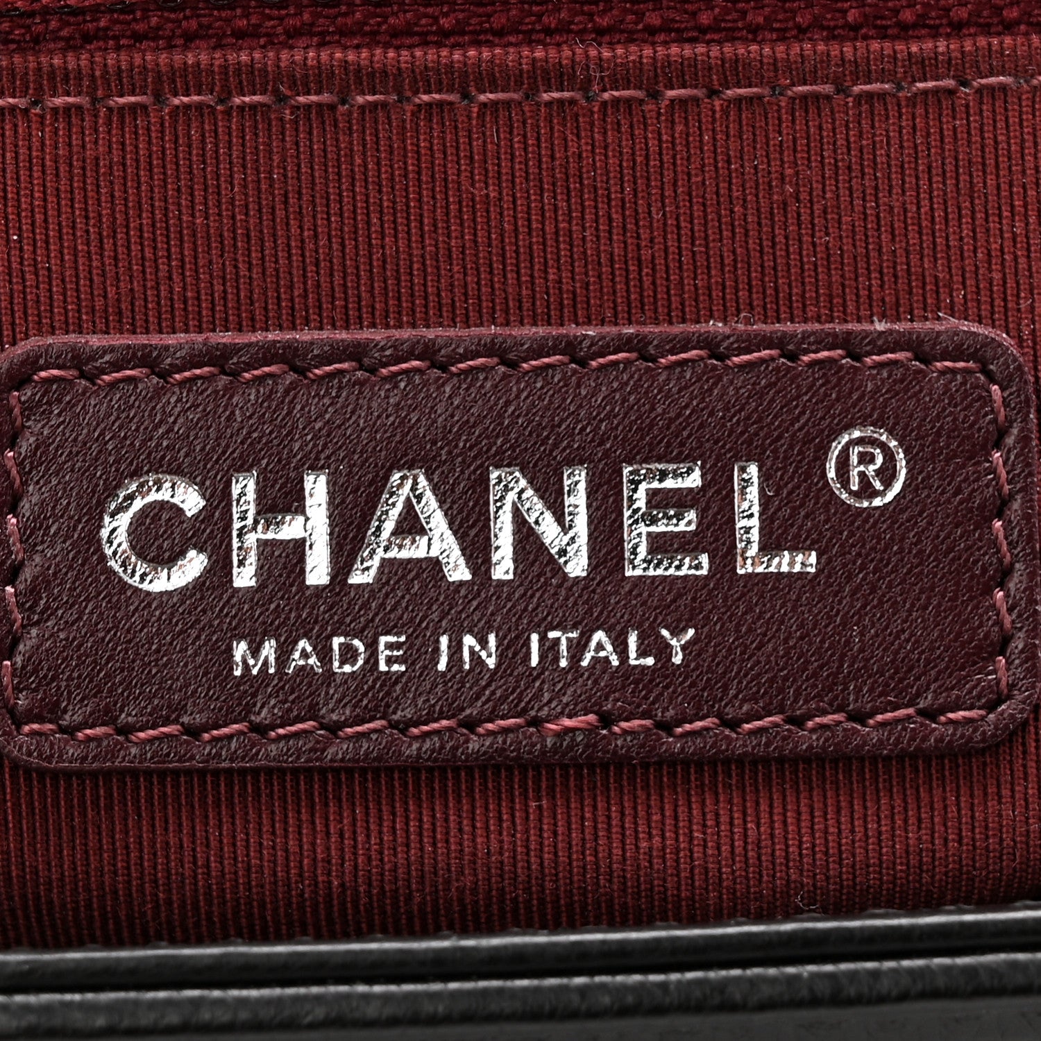 Chanel Calfskin Quilted Double Stitched New Medium Boy Flap Black 6 of 10