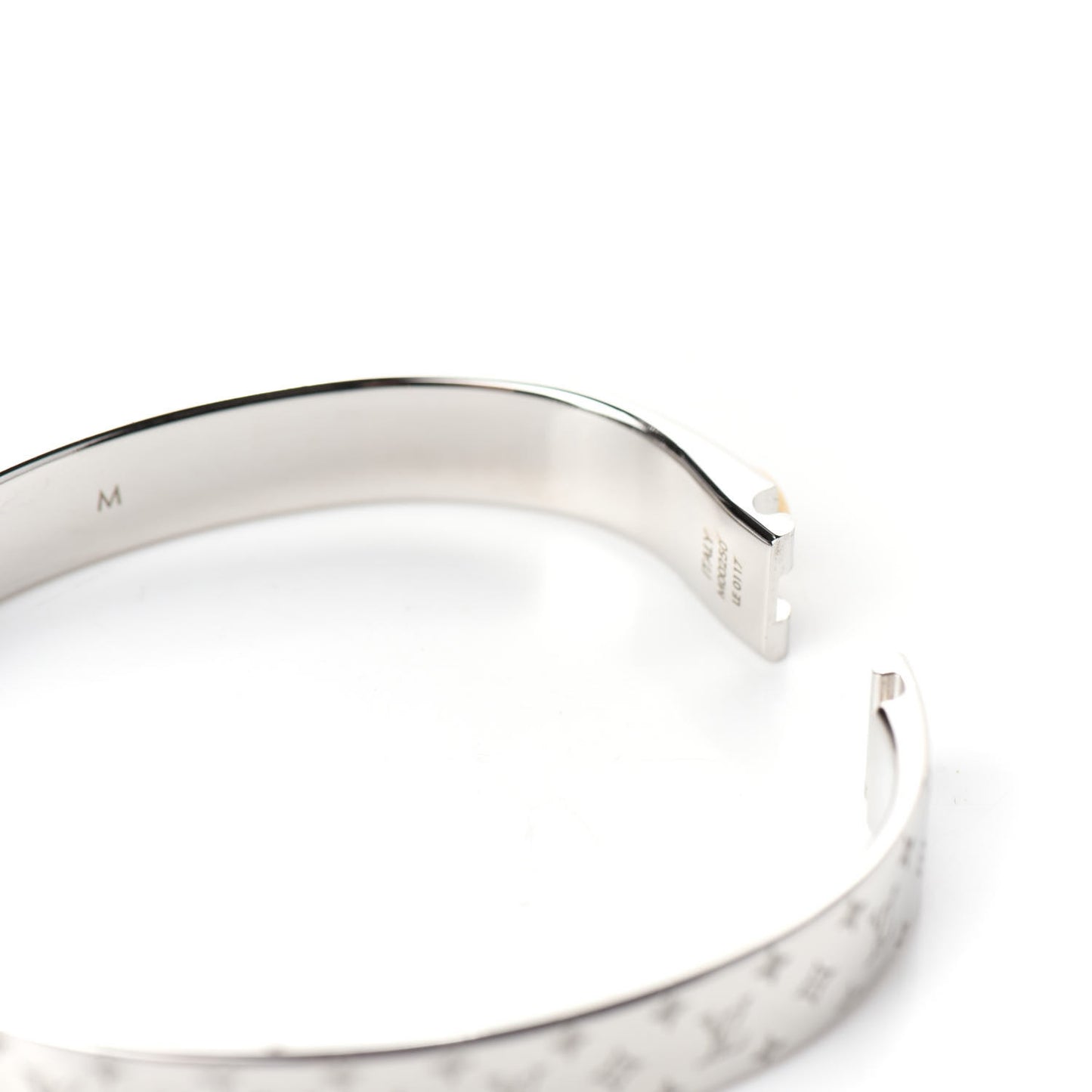 Palladium Monogram Nanogram Cuff M