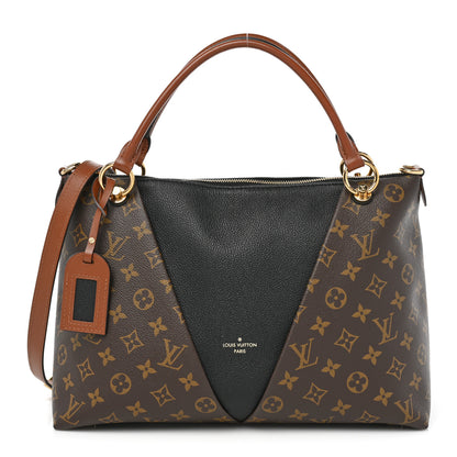 Louis Vuitton Monogram V Tote MM Black 1 of 8
