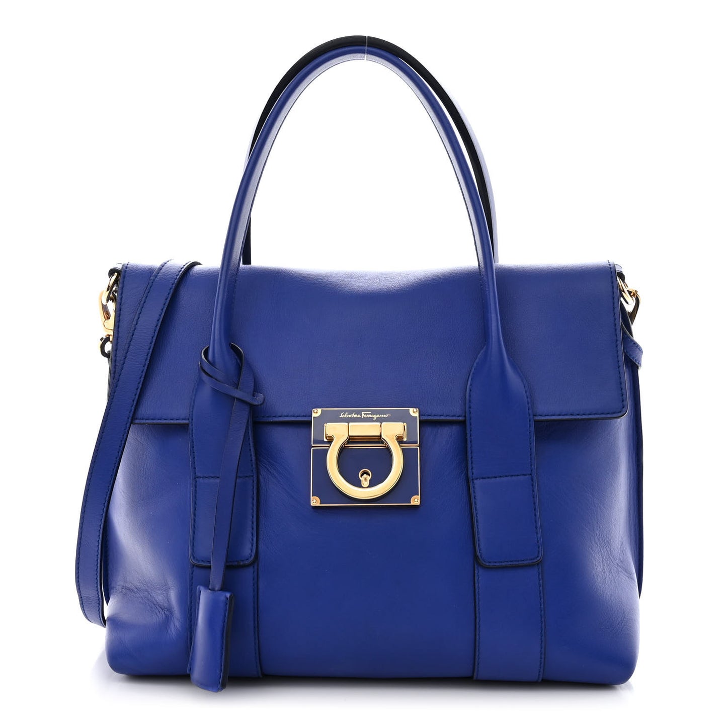 Calfskin Sookie Shoulder Bag Blue