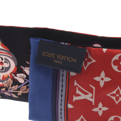Louis Vuitton Silk Monogram Superstition Bandeau Black 3 of 3
