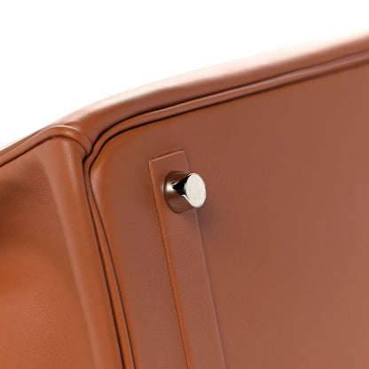 Hermes Swift Birkin Shadow 25 Gold 9 of 26