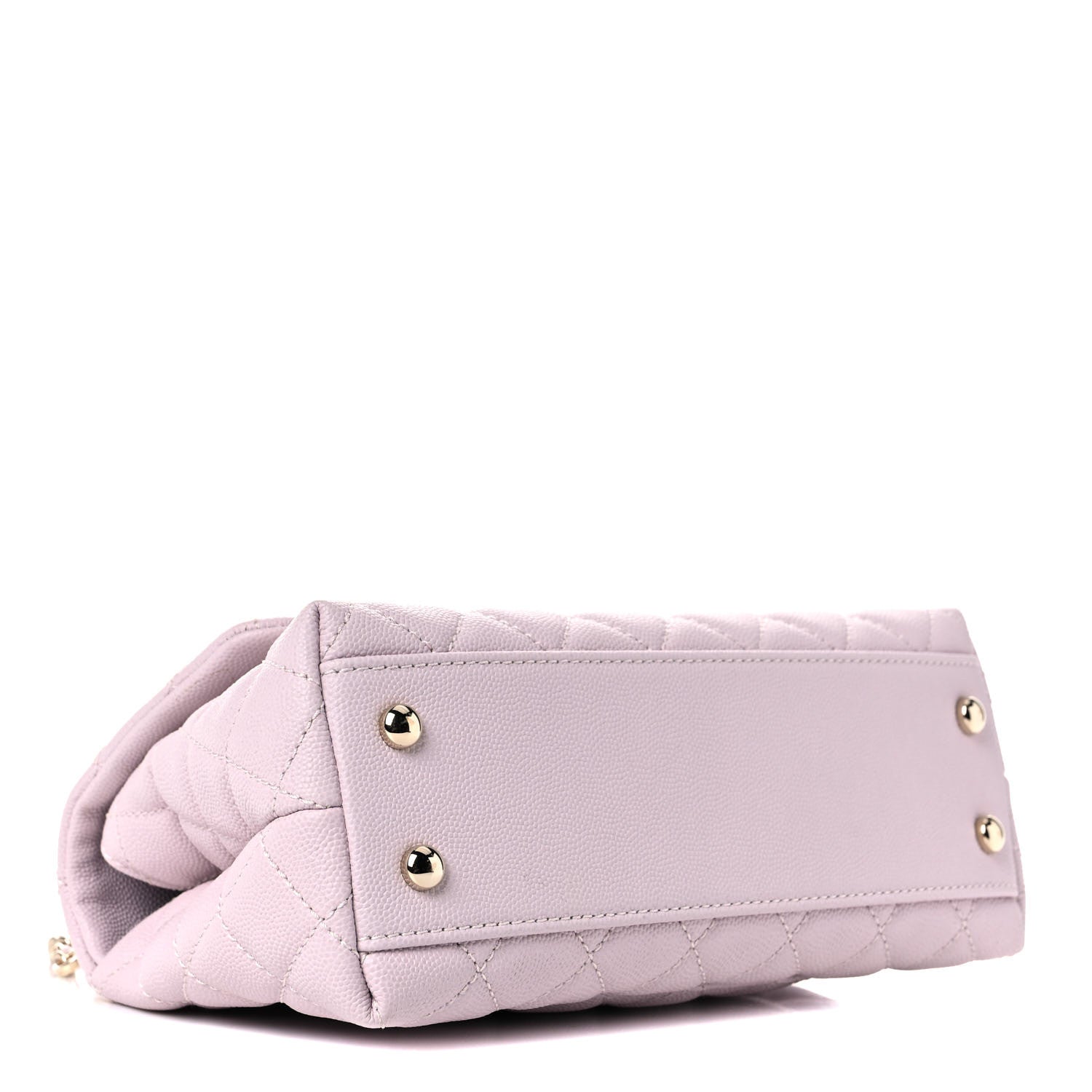 Chanel Caviar Quilted Mini Coco Handle Flap Lilas Lilac 4 of 10