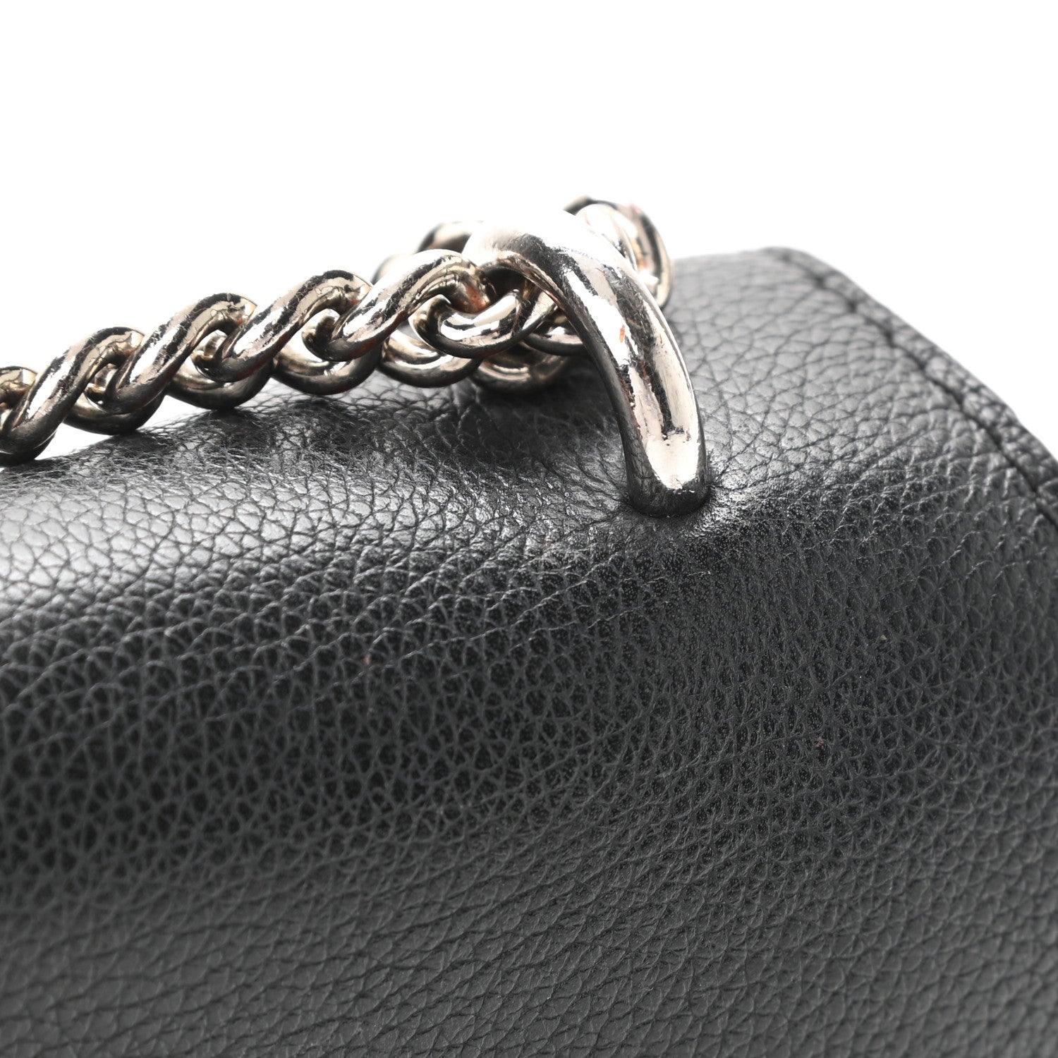 Louis Vuitton Soft Calfskin Mylockme Chain Bag BB Black 15 of 15