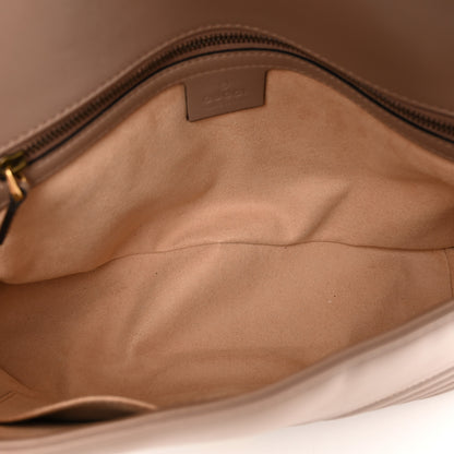 Gucci Calfskin Matelasse Medium GG Marmont Shoulder Bag Porcelain Rose 6 of 12