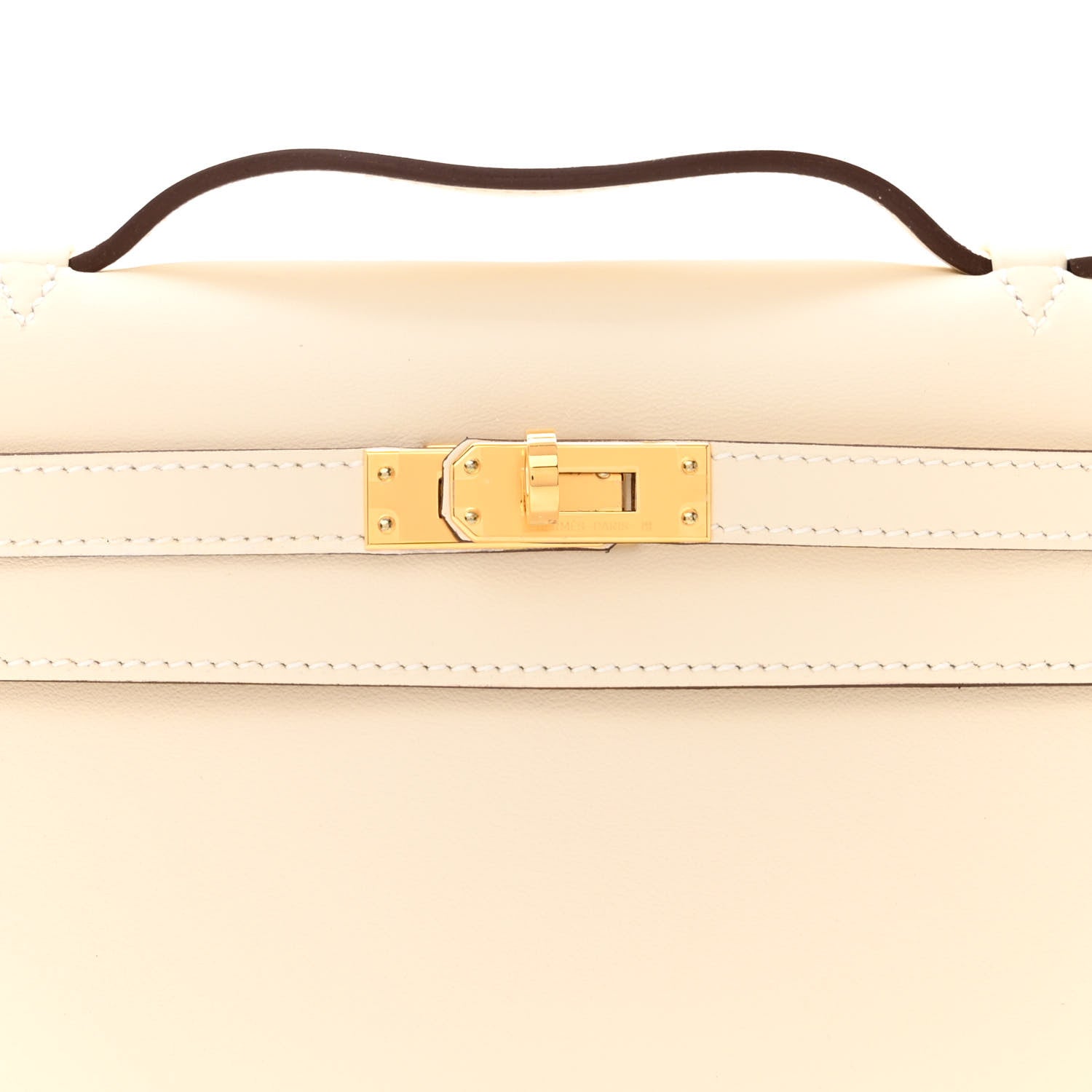 Hermes Swift Kelly Pochette Clutch Nata 8 of 12