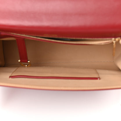 Delvaux Calfskin GM Tempete Satchel Red 5 of 11
