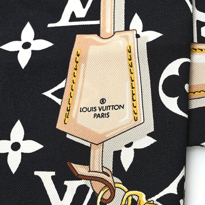 Louis Vuitton Silk Monogram Confidential Bandeau Black 5 of 5