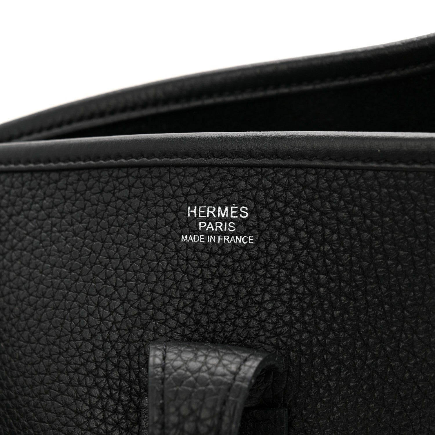 Hermes Taurillon Clemence Evelyne III PM Black 6 of 10