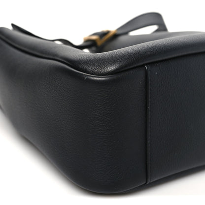 Saint Laurent Smooth Calfskin Small Le 5 A 7 Soft Hobo Black 8 of 10