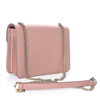 Gucci Dollar Calfskin Small Interlocking G Shoulder Bag Soft Pink 3 of 10