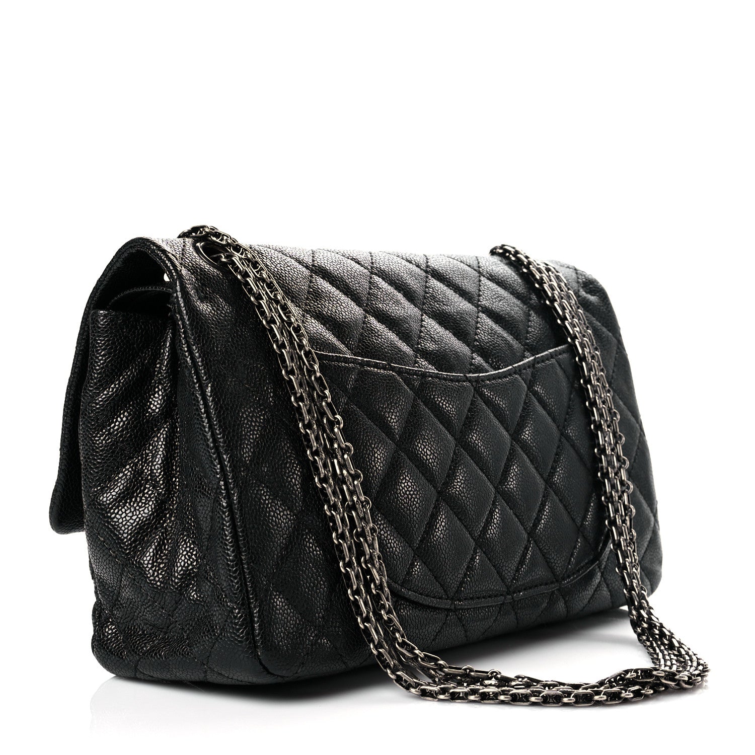 Chanel Caviar Quilted 2.55 Reissue 226 Flap Black 3 of 15