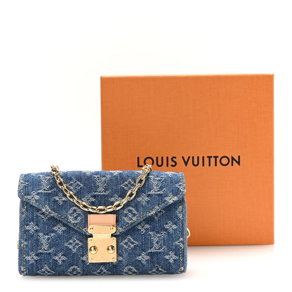 Louis Vuitton Denim Monogram Pouch Metis Belt Blue 10 of 10