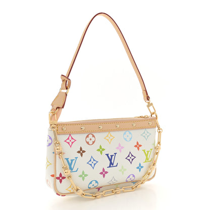 Louis Vuitton LV X TM Monogram Multicolor Pochette Accessories White 3 of 11